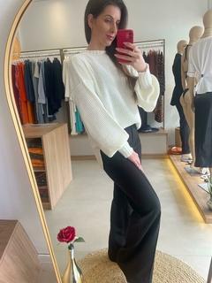 BLUSA TRICO GOLA DUPLA - MariaMoh