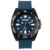 Relógio MORMAII masculino analógico preto azul MOPC21JC/8A