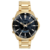 Relógio Masculino Aço Dourado Anadigi Dourado