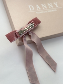 Laço Rosa queimado pedraria - comprar online