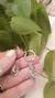 Argolla Dije Clip Strass Multicolor