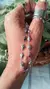 Tobillera Corazones