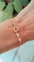 Pulsera Corazón Strass y Cubics A.D.