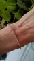 Pulsera Strass Fina Tornasolada Elastizada