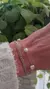 Pulsera Doble Grumet y Corazón Perlitas