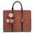 Tote Sirena Monograma Canvas CARAMELO