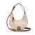 Bolsa Hobo Sirena Monograma Canvas CREME