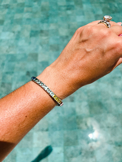 Pulseira Riviera Rainbow Safira na internet