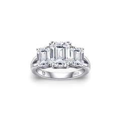 Anel Trio Emerald 5.0 cts - comprar online