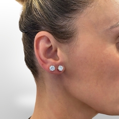 Brinco Solitário 4 Prongs 1.0 ct cada. - comprar online