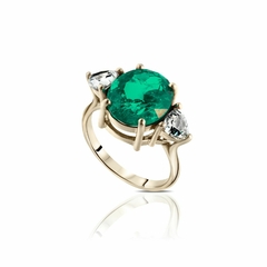 Anel Esmeralda Oval 3.5 cts - comprar online