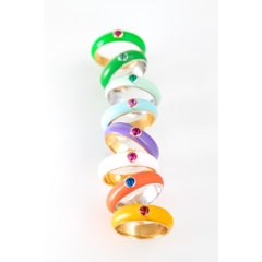 Anel Pop Color 1 Safira 3mm - VEEFE