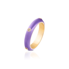 Anel Pop 5 Moissanitas 2mm