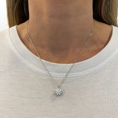 Colar Solitário Ajustável 2.0 cts - comprar online