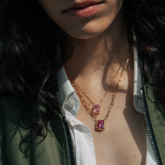 Colar Chain Safira Pink - comprar online
