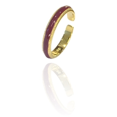 Anel Esmaltado Simple Band na internet