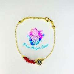 Imagen de Pulsera Dorada- Ojo Turco