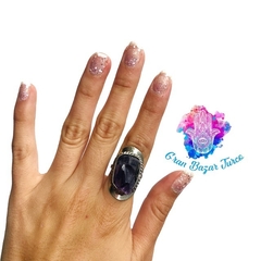 ANILLO CUARZO - AMATISTA - Gran Bazar Turco