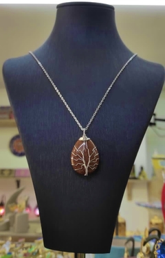 Imagen de Collar Cuarzo Cadena Acero