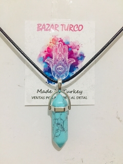 Collar Cuarzo Turquesa - comprar online