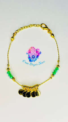 Pulsera Cadena Dorada - en internet