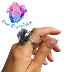 ANILLO CUARZO - AMATISTA - comprar online