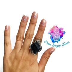ANILLO - TURMALINA NEGRA - Gran Bazar Turco