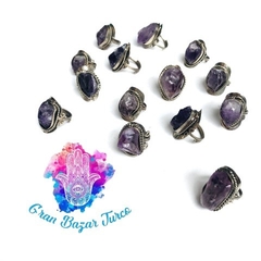 ANILLO CUARZO - AMATISTA en internet