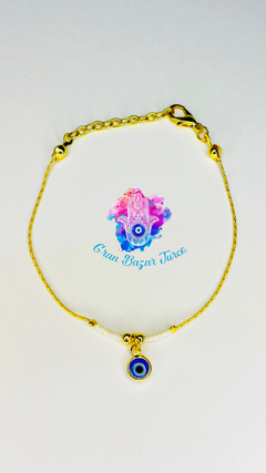 Pulsera Cadena Dorada - Ojoturco - tienda online