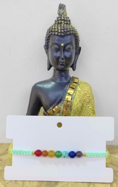 Pulsera en hilo de 7 chakras
