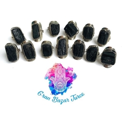 ANILLO - TURMALINA NEGRA