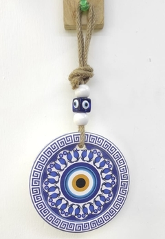 Colgante Ojo Turco Redondo de Porcelana