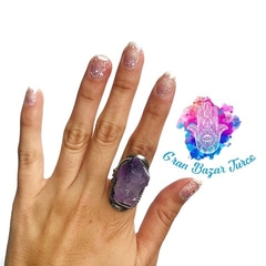 ANILLO CUARZO - AMATISTA - Gran Bazar Turco