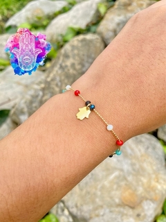 Pulsera Dorada - Mano Hamsa R. 2 - comprar online