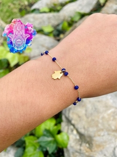 Pulsera Dorada - Mano Hamsa R. 2 - tienda online