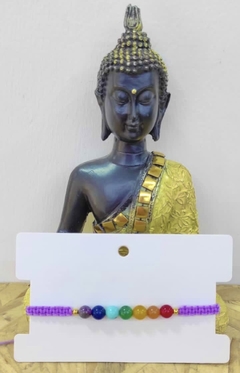Pulsera en hilo de 7 chakras - comprar online