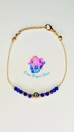 Pulsera Cadena Rosada - Ojo Turco - tienda online