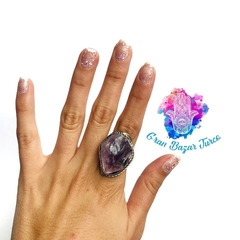 ANILLO CUARZO - AMATISTA
