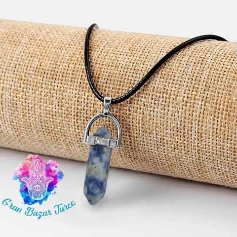 Collar Cuarzo Sodalita