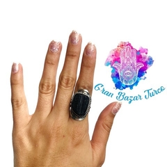 ANILLO - TURMALINA NEGRA - comprar online