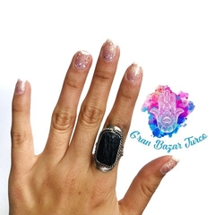 ANILLO - TURMALINA NEGRA en internet