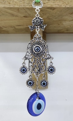 Colgante Mano Con Ojo Turco