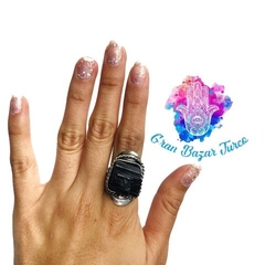 ANILLO - TURMALINA NEGRA - tienda online