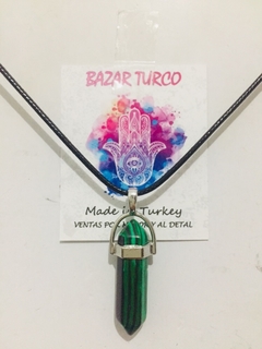 Collar Cuarzo Malaquita - comprar online