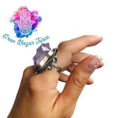 ANILLO CUARZO - AMATISTA en internet