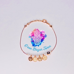 Pulsera Cadena Rosada - Ojo Turco - comprar online