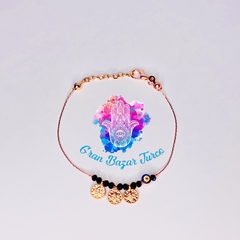 Pulsera Cadena Rosada - Ojo Turco - Gran Bazar Turco