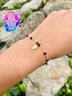 Pulsera Dorada - Mano Hamsa R. 2 - Gran Bazar Turco