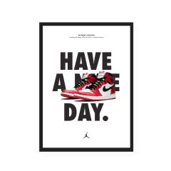 Quadro - Air Jordan 1 (Have A Nice Day)