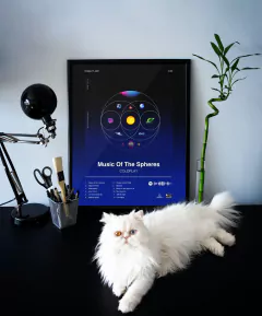 Quadro - Coldplay - Music Of The Spheres na internet